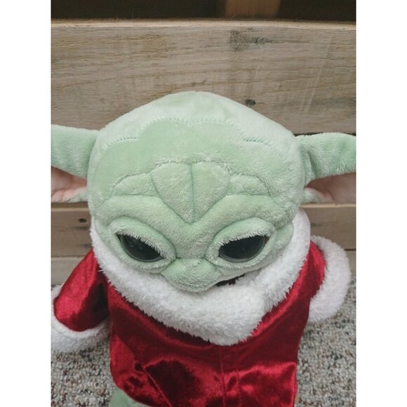 Retired Build a Bear Christmas Santa Baby Yoda / Grogu / The Child - Picture 6 of 6